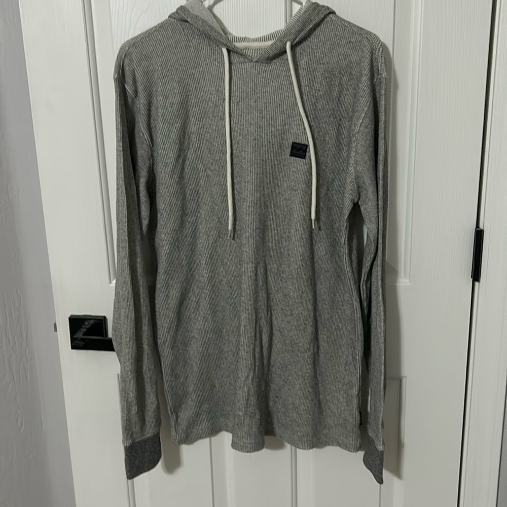 Billabong Gray lightweight hoodie top